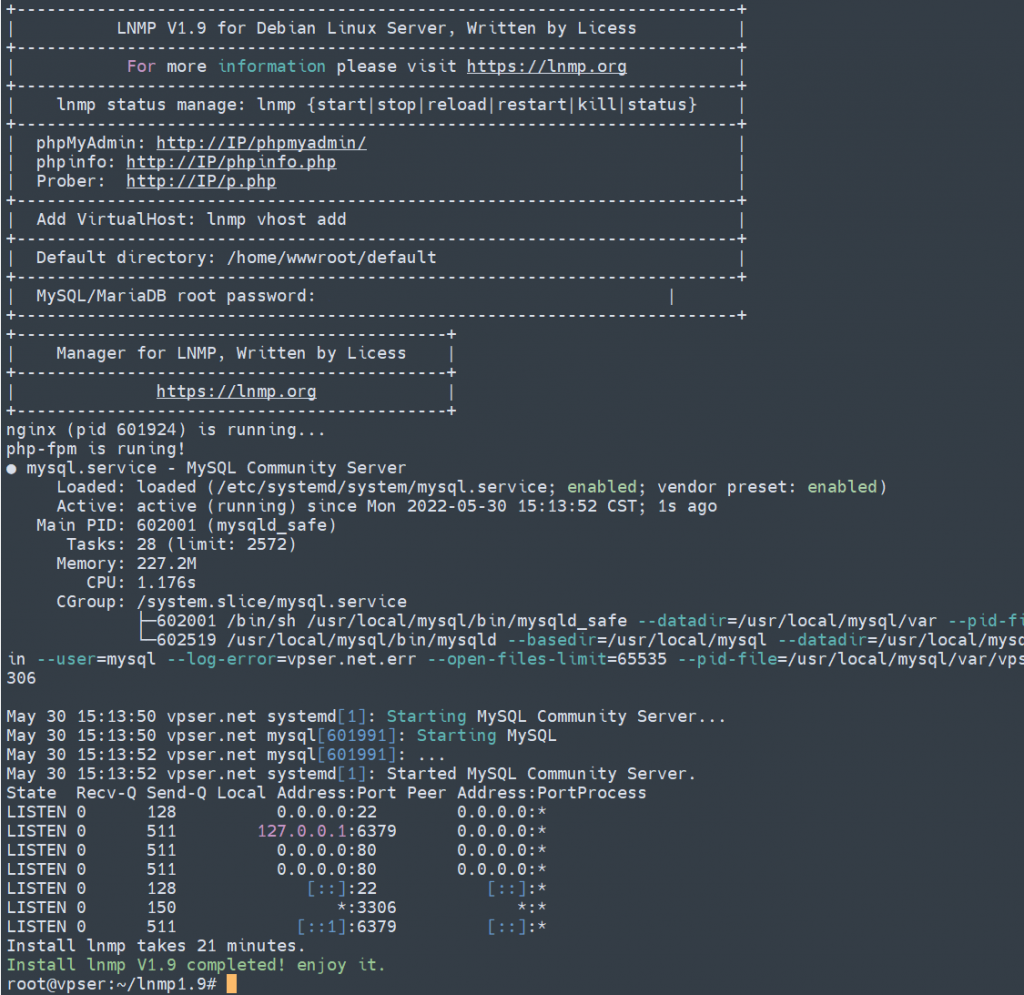 lnmp2.0-install-success