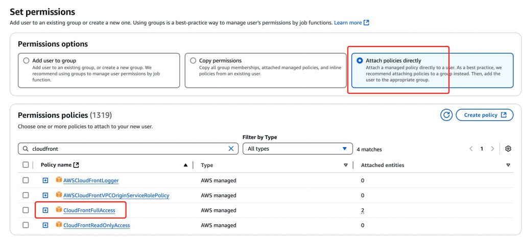 aws-cloudfront-add-iam-user-policy